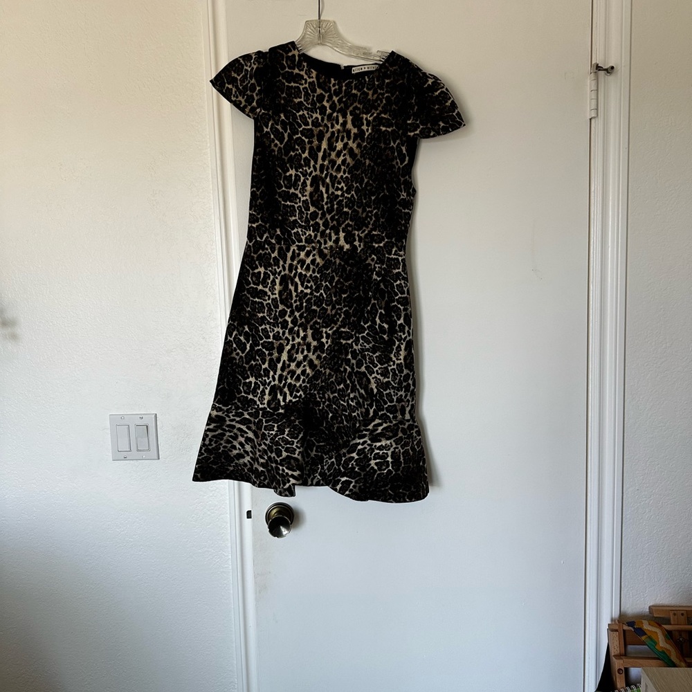Alice and Olivia Leopard Print Dress
